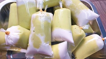 cách làm Kem Bơ Túi Nước Cốt Dừa dẻo mịn