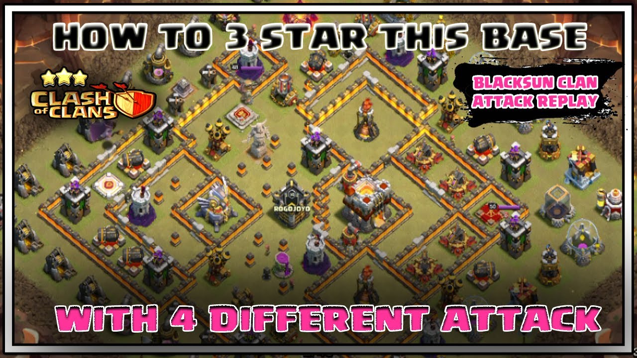 I TH11 POPULAR BASE 3 STAR (With 4 Different Attack) I