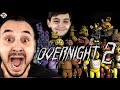 ПАПА РОБ И ЯРИК ИГРАЮТ В OVERNIGHT 2 - АНИМАТРОНИКИ ФНАФ АТАКУЮТ!