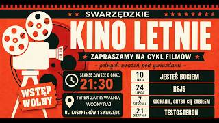 🎬 Swarzędzkie Kino Letnie 2026 –filmowe wieczory pod chmurką! 🎬 Swarzędzkie Kino Letnie 2026 –filmowe wieczory pod chmurką!