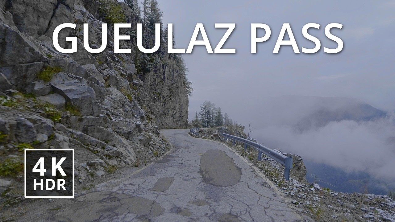 🇨🇭 Облачные альпийские виды на перевале Гюлаз в Швейцарии