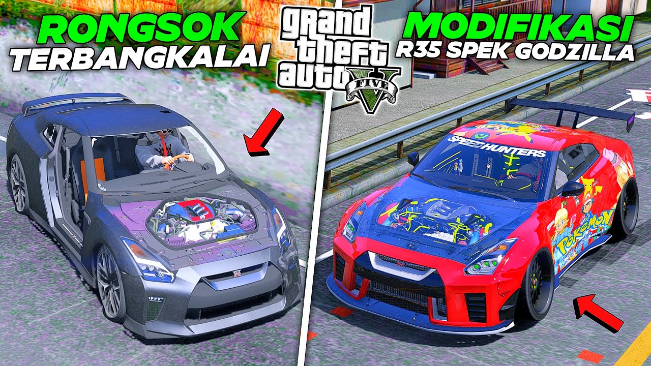 Aku MODIFKASI Mobil R35 Spek Turbo Langka Untuk Ikut Balapan CARMEET ...