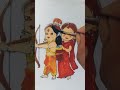 Ram Sita painting 🖌️🎨 plastic sheet 🙏🏽jai shree ram #video #glasspaintingart