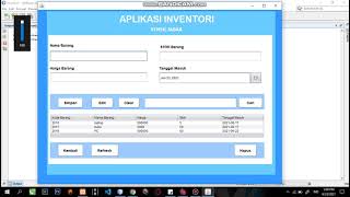 Koneksi database menggunakan phpMyAdmin java crud #stmikjabar #pbo