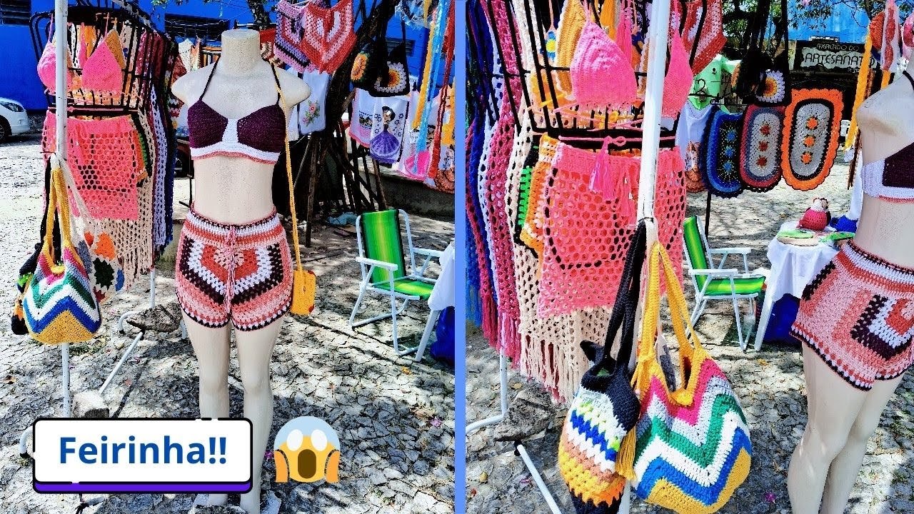 Feira de Crochê: Peças que Encantam e Cores que Inspiram