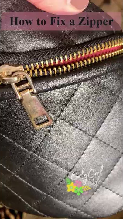 How to fix a zipper