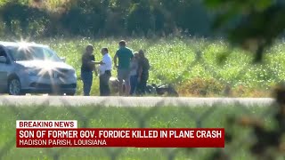 Son of former governor dies in Louisiana plane crash