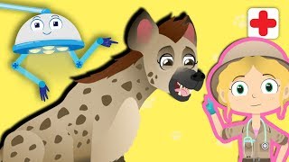 Hyena Has Hiccups! | Learn Animals For Children | Dr Poppy on Safari screenshot 4