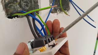 Air Conditioner Switch Installation And Fittings At Bathroom How To Install Air Conditioner Switch Youtube