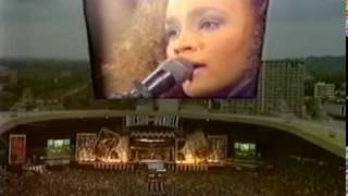 Whitney Houston - Where Do Broken Hearts Go - Nelson Mandella Freedom Fest - 1988 - HQ - Part 4 chords