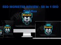 Seo monster review  50 in 1 seo tool box