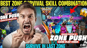 Zone Pushing Best Tips and Trick | zone Pushing Best Skill Combination 😱🔥
