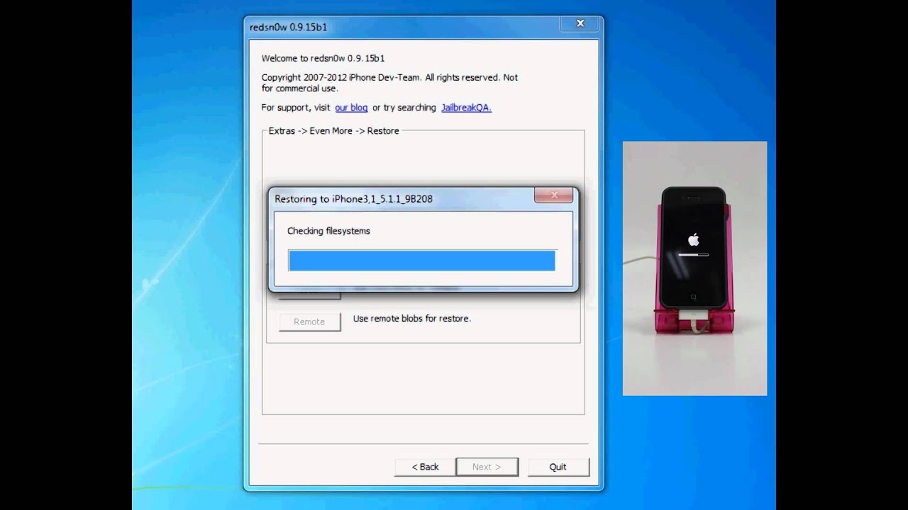 วิธีการทำ restore iOS5.x ไป iOS5.x สำหรับทุก iDevices