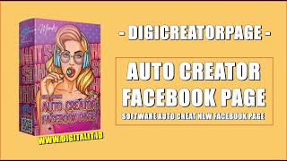 DIGIPAGE CREATOR - SOFTWARE AUTO CREAT NEW FACEBOOK PAGE​ screenshot 1