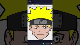 Python Turtle 🐢| Draw Naruto with python turtle  | #python #coding #shorts