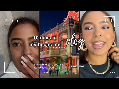 A Realistic 10 Days In My HECTIC Life: Fashion Week, Spotify, Wedding, Tour & more (Travel Vlog #21)