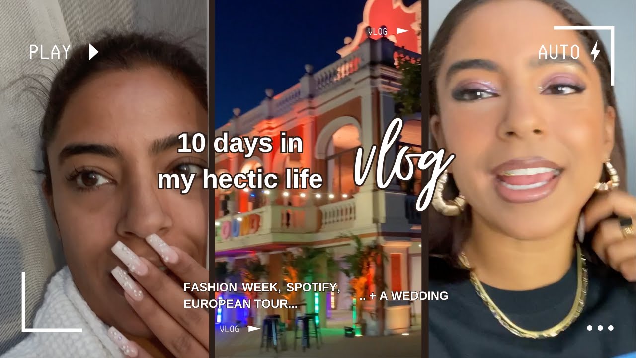 A Realistic 10 Days In My HECTIC Life: Fashion Week, Spotify, Wedding, Tour & more (Travel Vlog #21)
