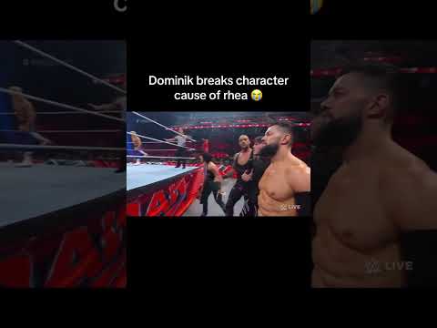Dominik Mysterio breaks