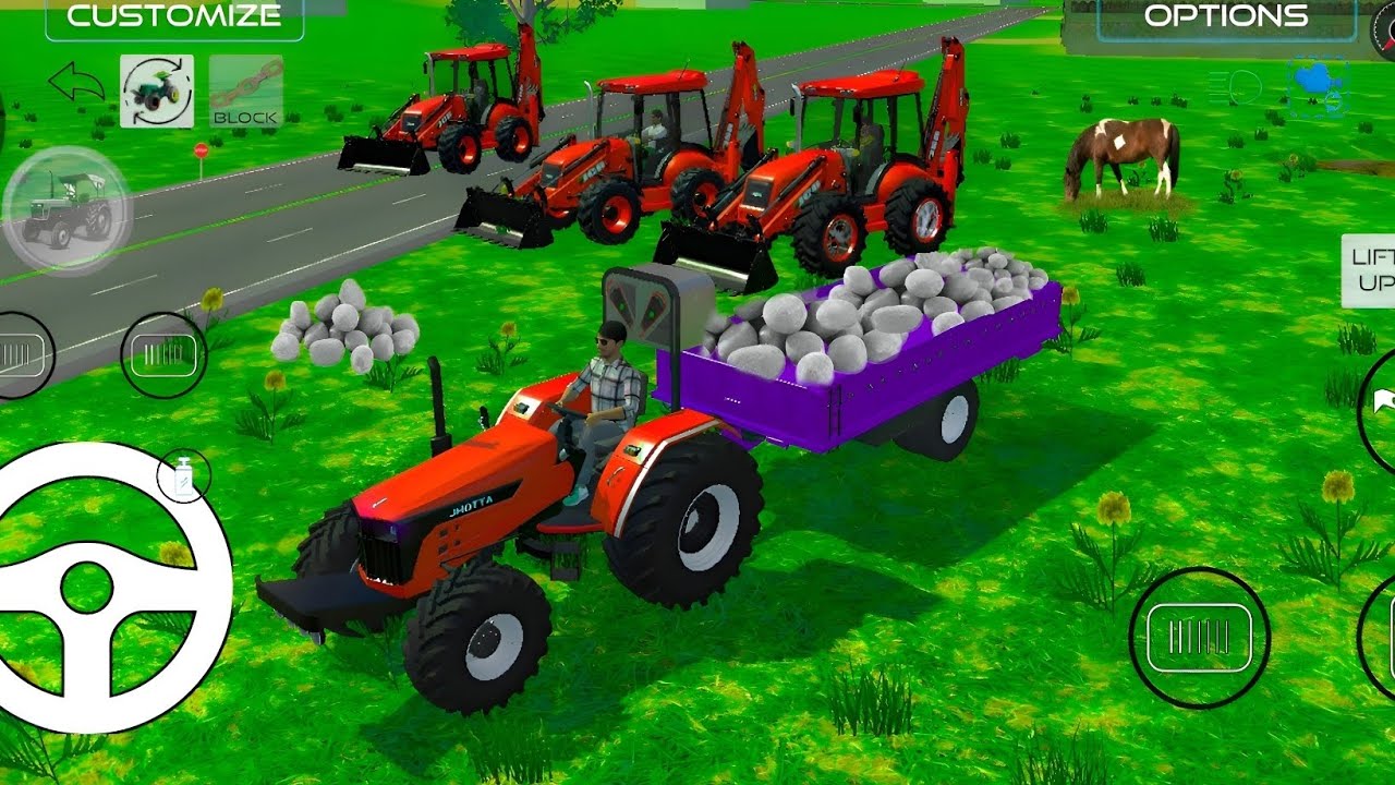 Drive Dumper and Unloading Stone From Dumper Truck in Game🔥#scorpio #thar #fortuner #newcar#gameplay