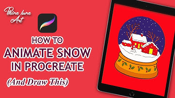 How To Draw & Animate A Snowman In Procreate