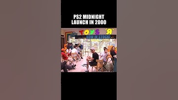 PS2 Midnight Launch in 2000 | #ps2 #playstation #2000s #nostalgia #shorts
