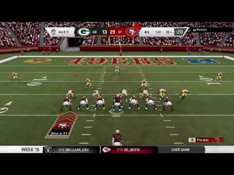 Madden 20 RFL 2024 Packers @ 49ers - YouTube