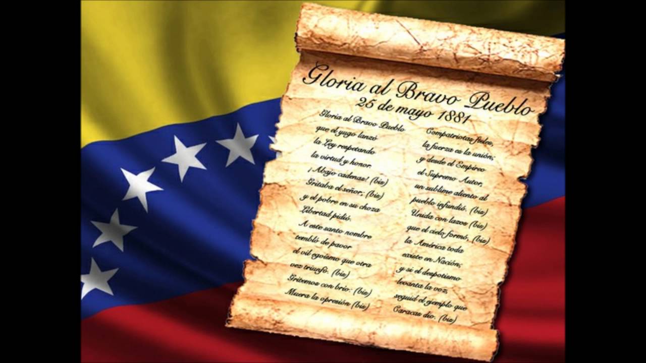 Himno Nacional De Venezuela Voz Del Bajo Arreglo Coral YouTube
