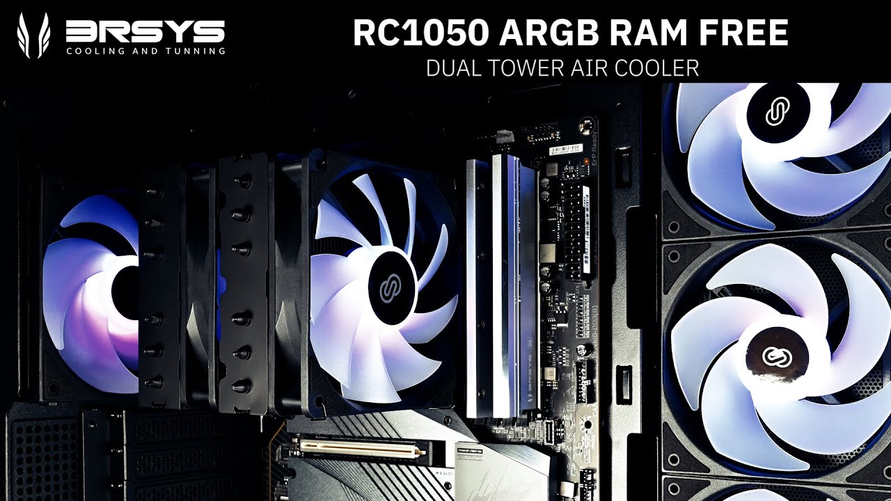 [3RSYS 공식영상] 3RSYS RC1050 ARGB 램프리 | CPU COOLER - YouTube