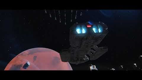 Battlestar Galactica Vipers: Epic Asteroid Field Patrol (Blender 3D Animation - Original Series)