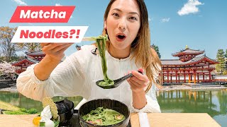 Eating MATCHA FOODS In The City Of Japanese Green Tea | Uji, Kyoto