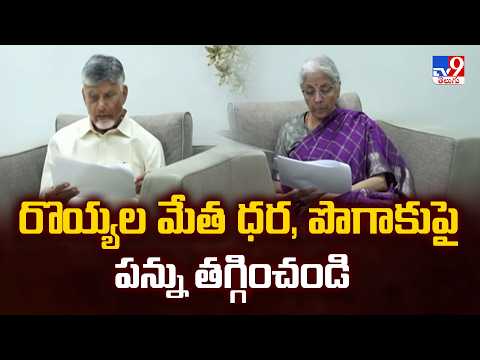 Union Minister Nirmala Sitharaman Meets CM Chandrababu: రొయ్యల మేత ధర, పొగాకుపై పన్ను తగ్గించండి-TV9 - TV9