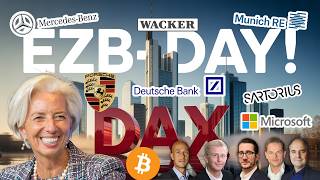 Turnaround mit EZB? Dr. Bank, Benz, Wacker, SRT3, SwissRE, Porsche, MSFT, EURUSD, MunichRE