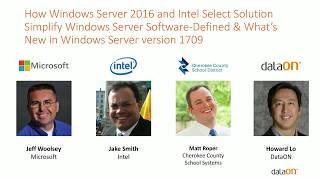 DataON Webinar: What's New in Windows Server v1709 for HCI & Intel Select Solutions