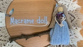 Macrame girl doll || Macrame tutorial