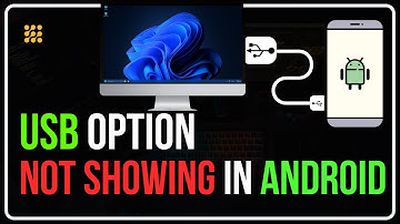 Fix USB Options Not Showing on Android When Connected to PC || USB Device Not Recognized [SOLVED]