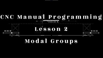 CNC manual programming lesson 2 - CNC Mill Programming Code - Machining and Manufacturing