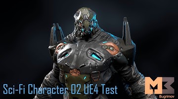 Sci Fi Character 02 (Hunter) Test Epic Skeleton UE4