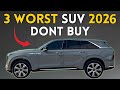 3 WORST and 4 BEST SUV's you Should Buy in 2026