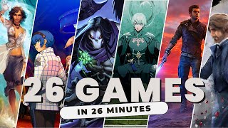 Ranking My Top 26 Video Games (in 26 minutes)