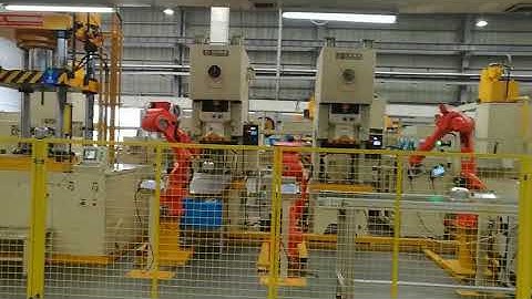 punching machine robot application