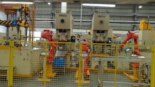 punching machine robot application