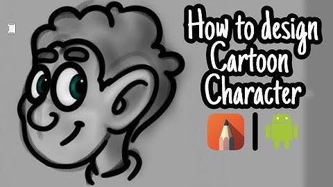 How to draw cartoon character in Autodesk Sketchbook [ ANDROID ][ TUTORIAL ]2019.