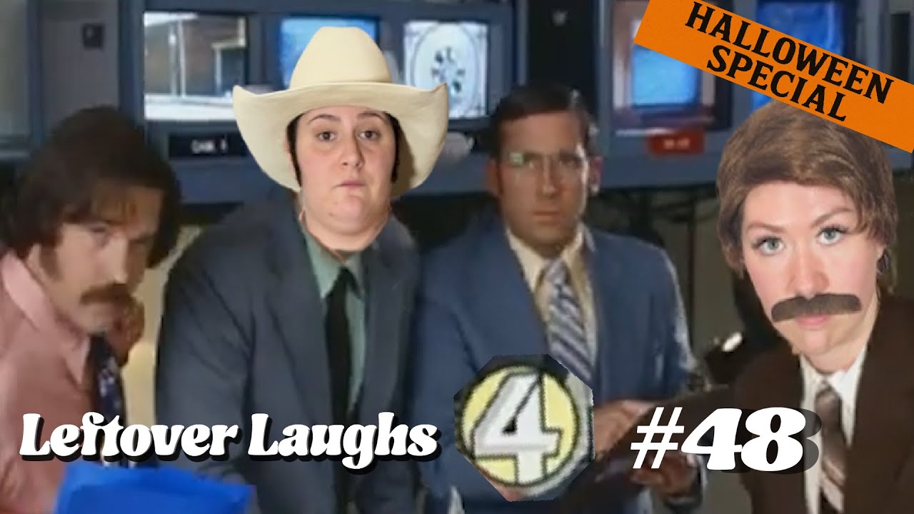 Leftover Laughs Ep. 48: RON BURGUNDY VS CHAMP KIND - TRICK OR TREAT SHOWDOWN
