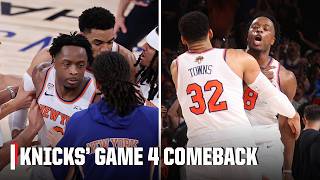 🤯 KNICKS COMPLETE 29-POINT COMEBACK IN GAME 4 😱 New York makes FINALS HISTORY ‼️ | NBA on ESPN