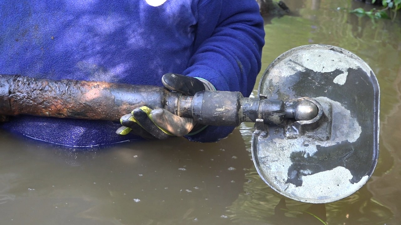 Нашли миномёт в железной реке, Раскопки по войне
