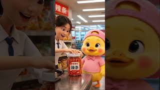 PEPE Duck Goes Shopping for Snacks! 🦆🛍️🍿 | Fun Family Snack Time