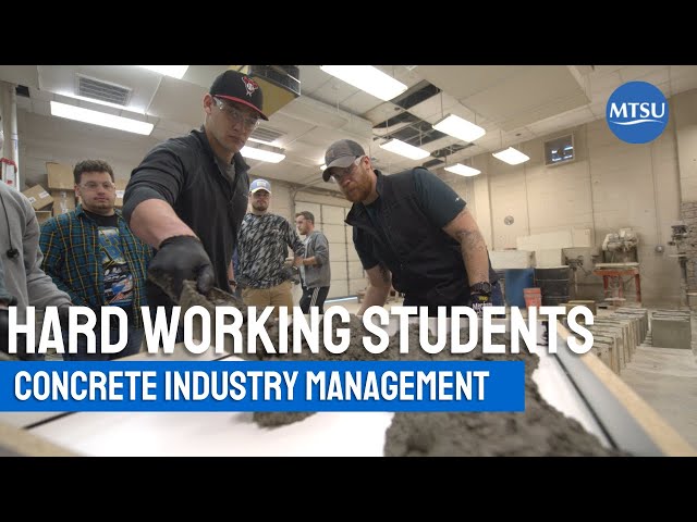 Concrete Industry Management | Hard Working Students