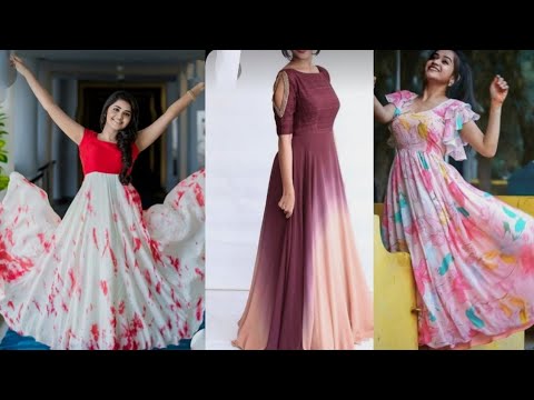 Convert Old Saree/Fabric Into Evening Gown गाउन in 10minutes Reuse Old  Sarees - YouTube