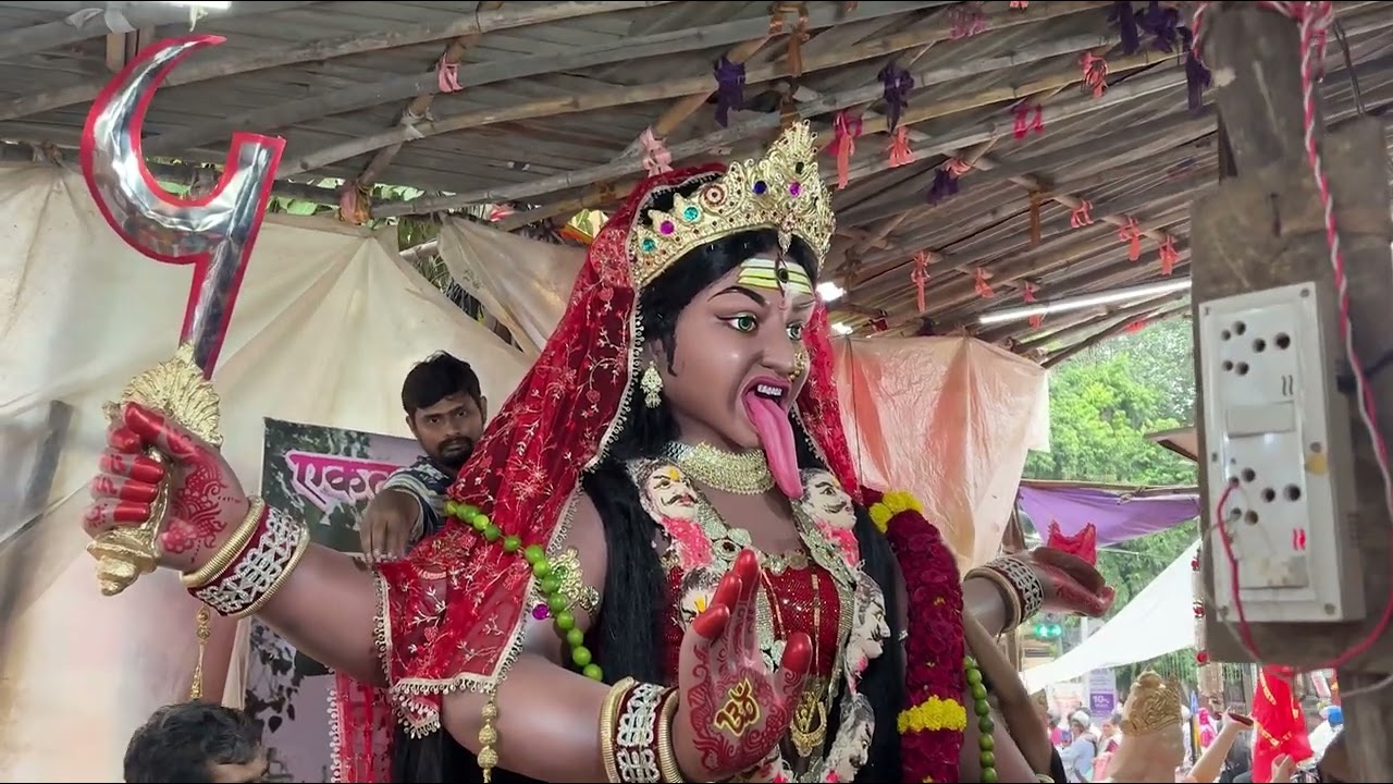 नागपुर की सबसे बड़ी महाकाली का महाआगमन नवरात्र स्पेशल Live 2025 || Navratri Special 2025 Nagpur ||