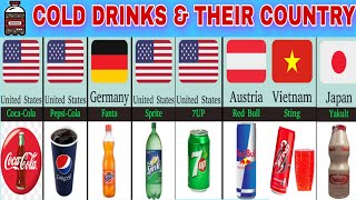Discovering the Origins of Popular Cold Drinks Around the World || Cold Drinks & Their Country ||